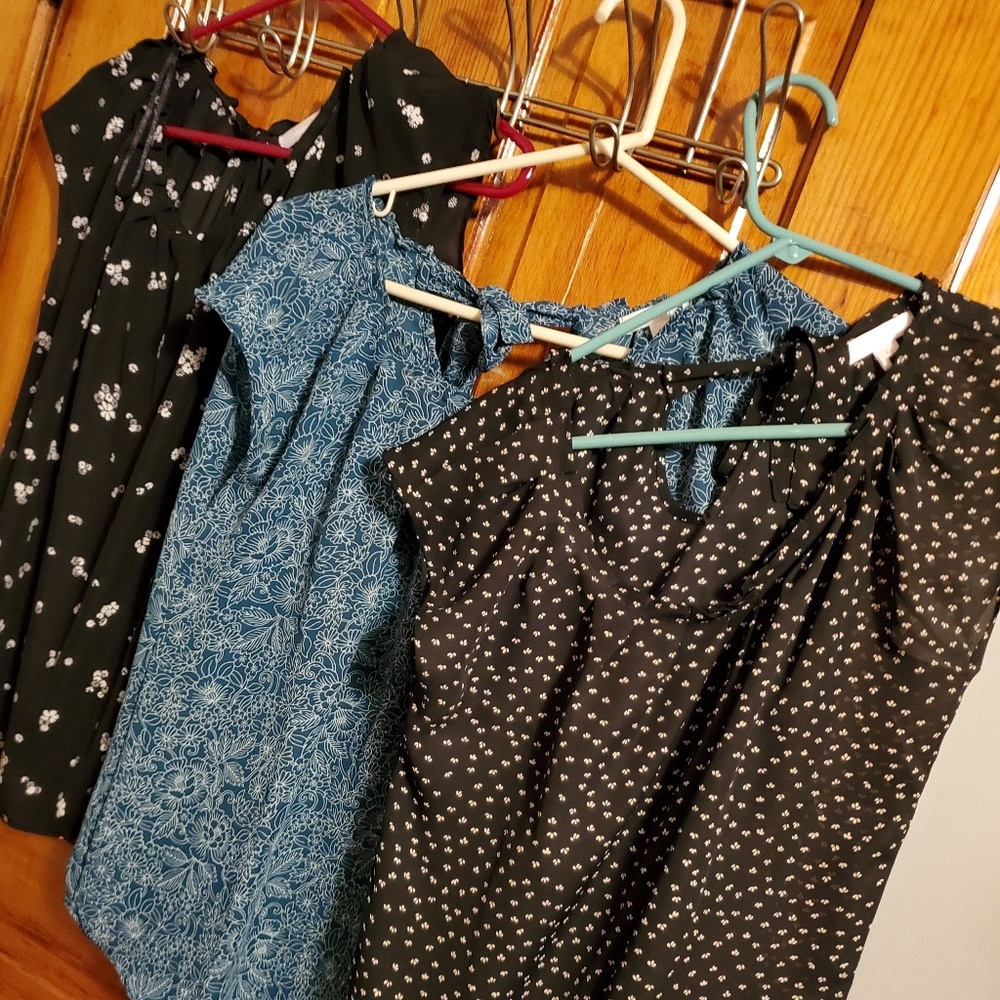 LC Lauren Conrad blouse bundle